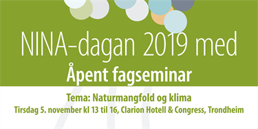 Vi strømmer fagseminaret om naturmangfold og klima i morgen